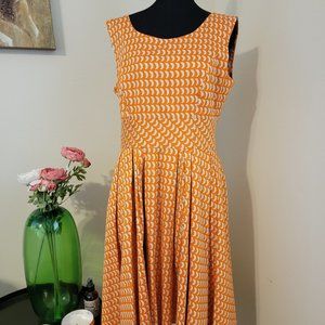 Calvin Klein Fit and Flare Midi Dress